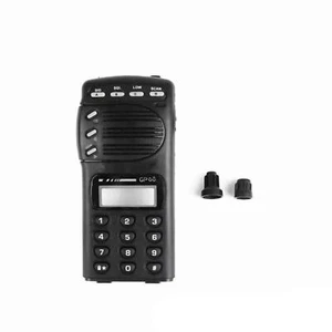 Black Housing Cover Case with Full Keyboard For Motorola GP68 Walkie Talkie GP68 - Zdjęcie 1 z 7