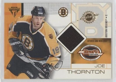 2001-02 Pacific Private Stock Titanium Draft Edition Joe Thornton #11 HOF - Image 1 of 2