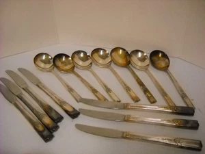 Wm Rogers Oneida 1941 King Arthur Silver Plate Flatware 14PC Replacements Extras - Picture 1 of 6