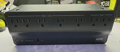 APC Back-UPS 600 BE600M1 7 Outlets UPS- Battery Included - Free Shipping  - Image 1 of 4