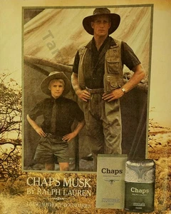 1986 Chaps Mens' Cologne Ralph Lauren Vintage PRINT AD Collectible! (4576) - Picture 1 of 1