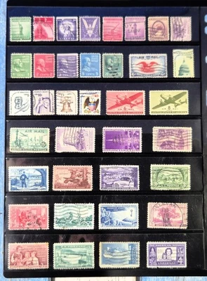 United States Daily Stamp Mix - Aviation Pioneer Airplane Airmail Stamps (D) - Image 1 of 2