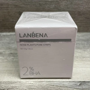 Lanbena Naso Piante Strisce Pori (60) 2% BHA Kit Rimozione Punti Neri Scad. 10/27 Nuovo con scatola - Foto 1 di 4