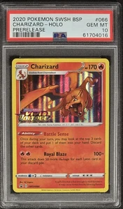 PSA 10 Charizard SWSH066 SWSH Black Star Promo Prerelease Pokemon TCG - Bild 1 von 3