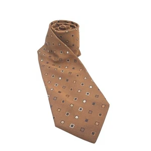 Dormeuil Paris Mens Necktie Brown With Multi Shades Silk Tie Made in Italy - Picture 1 of 7