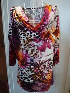 Shirt mit Wasserfallkragen - Stretch - Bild 1 von 2
