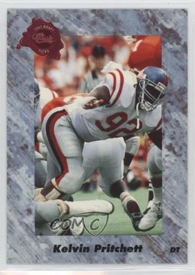 1991 Classic Draft Picks French Kelvin Pritchett #118 Rookie RC - Image 1 of 2