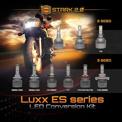 40W 4500LM LED Motorcycle Headlight Conversion Kit Bulb or 1Pc or Pair White (D) - Image 1 of 4