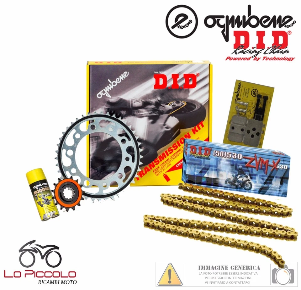KIT TRASMISSIONE PREMIUM DID CATENA CORONA PIGNONE HONDA CBR 1100 XX 2007 Foto 1 de 1