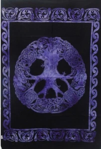 Home Decor Wall Hanging Celtic Tree Knot Indian Mandala Tapestry Hippie 40*30 - Picture 1 of 3