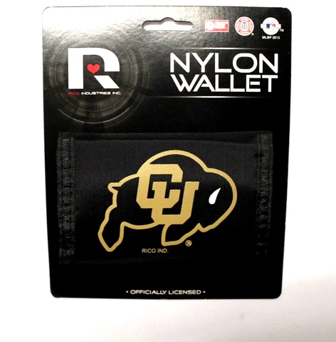NCAA Rico Industries Nylon Trifold Wallet University of Colorado Cover