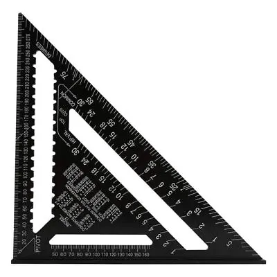 30cm 12  Roofing Speed Square Aluminium Rafter Angle Measure Triangle Guide Tool • 11.99£