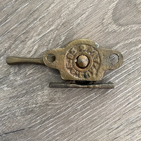 vintage metal brass window latch antique Cover
