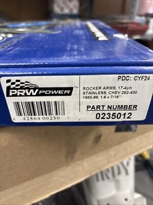 PRW INDUSTRIES INC SBC S/S Roller R/A's - 1.6 Ratio 7/16 Stud 235012 - Picture 1 of 3