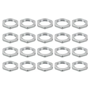 M13x1.0 Steel Hex Nuts 20pcs Metric Thread Zinc Finished Hardware Nut 3mm Height - Picture 1 of 5