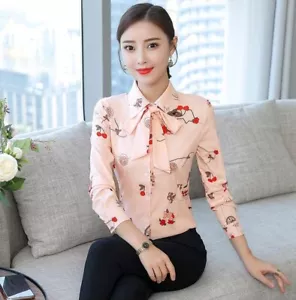 Women T-Shirt Lady Blouses Shirt Casual Office Shirts Top Ladies Summer X - Picture 1 of 15