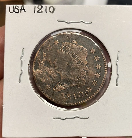 1810 Key date CLASSIC HEAD Large Cent**** Cover
