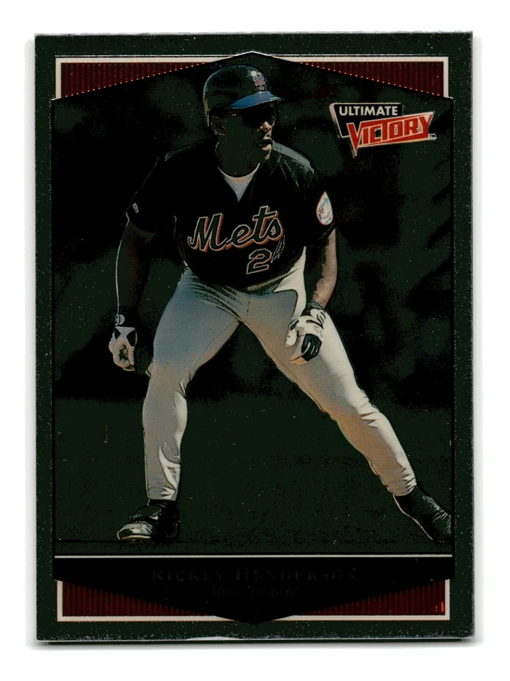 Rickey Henderson 1999 Upper Deck Ultimate Victory #69 New York Mets Mint - Image 1 of 2