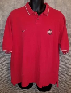 Ohio State Buckeyes scharlachrotes Nike Piqué Baumwolle Trainer Poloshirt - Herren Large - Bild 1 von 6