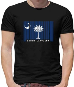 Camiseta para hombre con bandera de Carolina del Sur - Columbia - EE. UU. - Estado - Banderas - Viajes - Regalo - Imagen 1 de 2