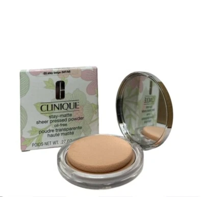Clinique STAY-MATTE SHEER Pressed Powder Oil-free - 0.27oz/7.6g - Image 1 of 2
