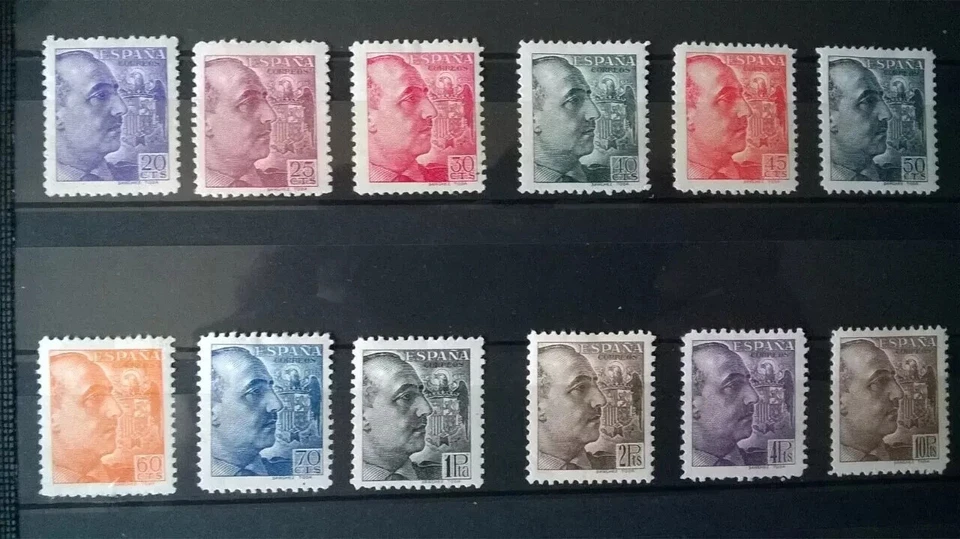 SPAIN 1939. GENERAL FRANCO. FULL SET. MH* - Image 1 of 1