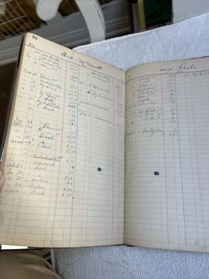 Antique Larimore, North Dakota Agricultural Ledger  #M6 - Image 1 of 4