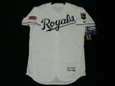 Authentic Kansas City Royals July 4th Stars & Stripes FLEX BASE Jersey 56