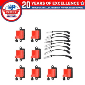 Set of 8 Ignition coil + Wire Set Compatible with Chevrolet Tahoe GMC Yukon - Picture 1 of 1