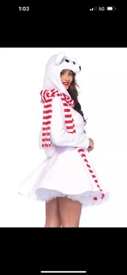 Acogedor oso polar pequeño Leg Avenue Foto 1 de 2