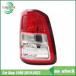 Incandescent w/ Chrome Bezel Right Side Tail Light Lamp For Ram 1500 2019-2023 - Picture 1 of 12