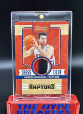 21/25 Andrea Bargnani 2010-11 Panini Classics Dress Code 3-Color Game-Used Patch
