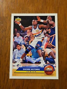 1992 1993 92 93 MCDONALDS UPPER DECK BASKETBALL CARD DIKEMBE MUTOMBO P10 2 - Picture 1 of 2