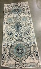 CREAM / LIGHT GREY 2'-3" X 6' Flaw in Rug, Reduced Price 1172650796 MAD600C-26