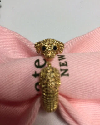 Anillo Pavé Kate Spade New York Hot Dog Talla 8 Nuevo Foto 1 de 4