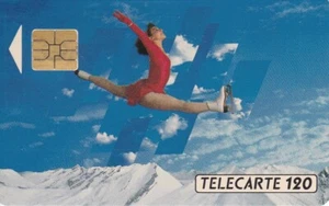  TELECARTE 120 unités. SEIZIEME JEUX OLYMPIQUES D' HIVER. ALBERTVILLE 92.  06/91 - Imagen 1 de 2