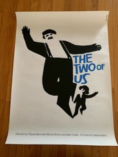 Saul Bass Silkscreen Movie Poster  -- The Two of Us