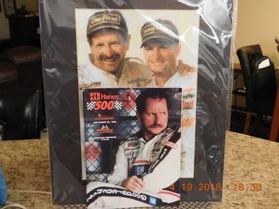 NASCAR Racing Dale Earnhardt Sr Dale Jr W Programa Colección Única Foto 1 de 4