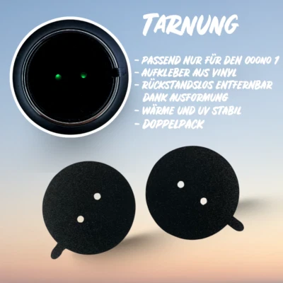 Aufkleber passend für OOONO No1 Co Driver zur Tarnung und zum Schutz