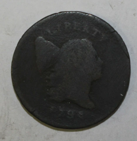 1795 US Half Cent A2 Lettered Edge Cover