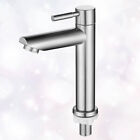 Sleek Stainless Steel Faucet for Washbasin – Single Cold Water Dispensing