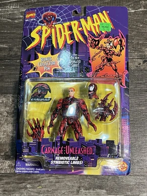Figura de acción Marvel Comics Spider-Man Carnage Unleashed Foto 1 de 3