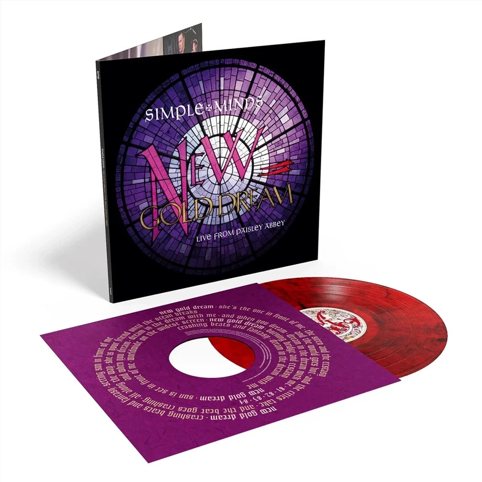 Simple Minds - New Gold Dream: Live from Paisley Abbey RED/BLACK MARBLE VINYL LP - Image 1 of 1