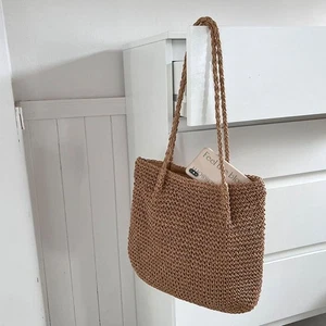 Handbag Shoulder Bag Purses Beach Bag Simple Underarm Bag Ladies - Picture 1 of 7