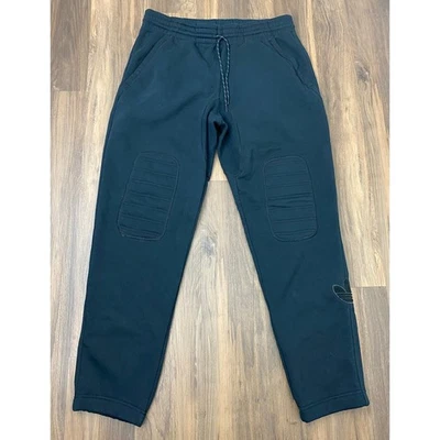 Hombres Adidas Peso Pesado Polar Rodillera Cordón Trébol Jogger Pantalones de Sudadera, L Foto 1 de 4