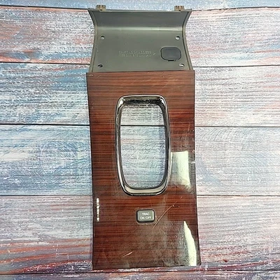 GM 25677097 2000-2005 Deville transmisión automática moldura de palanca de cambios OEM grano de madera Foto 1 de 4