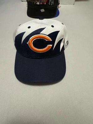 Винтажная бейсболка Chicago Bears Sharktooth синяя белая оранжевая NFL Reebook мужская - Изображение 1 из 2