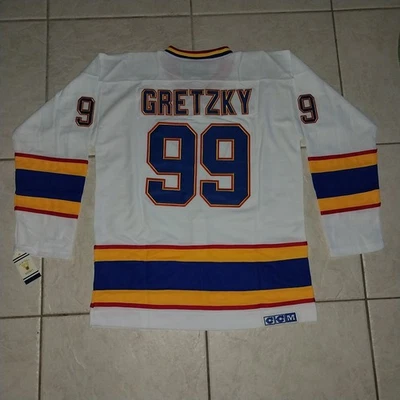 WAYNE GRETZKY ST. LOUIS BLUES CCM THROWBACK JERSEY. SIZE XL/52. NWT. - Image 1 of 4