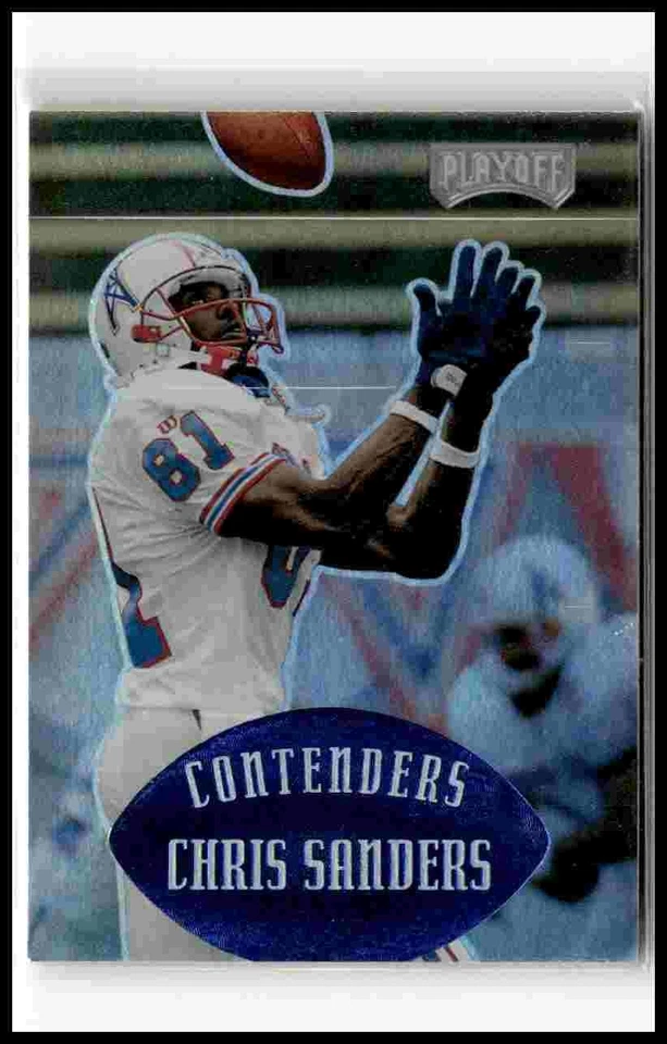 1997 Playoff Contenders #145 Chris Sanders Blue - Image 1 of 2