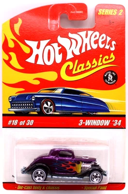 Hot Wheels Classics Serie 2 #18 3 Ventanas 34 SF Púrpura WL5spk's Foto 1 de 4